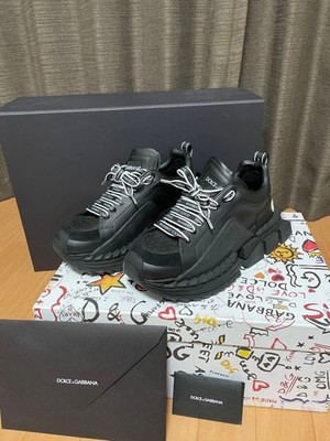 Dolce&Gabbana Men 8.5US Super King Leather Sneakers Almost unused
