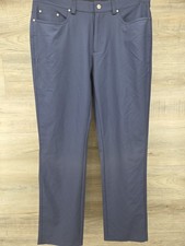 Greg Norman Men's Chino performance Golf Casual NavyBlu Pant 32X30 NWOT RN128492