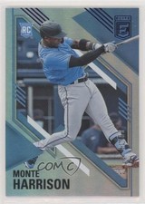 2021 Panini Chronicles Elite Blue 31/99 Monte Harrison #12 0h28