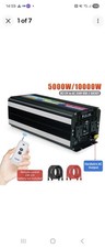 5000W 10000W Power Inverter DC 12V to AC 240V Converter USB 2AC Remote Control