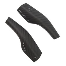 ˇ2-teiliges Lenkrad-Schalthebelset Aus Echter Kohlefaser Kratzfest Für