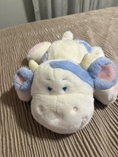 Vtg 90's Animal Alley Pastel My First Cow Plush Stuffed Animal Toys R Us Newborn