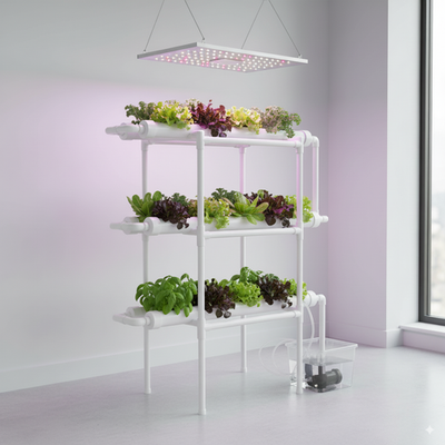 #ad #ad Hydroponic Site Grow Kit System 36 54 90 108 Planting Sites w Water Pumpamp;Timer $113.46