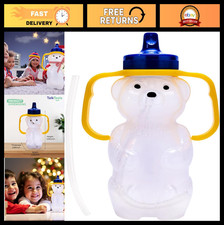 Soft Straw Trainer Cup with Handle, 7oz - Baby Toddler Drinking Cup, Easy-Grip