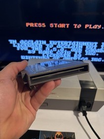 WCW World Championship Wrestling NES 1990 Game Cartridge and Manual Only