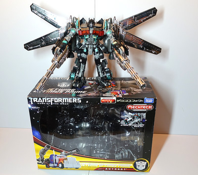 Rare! Transformers Jetwing Optimus Prime black ver. Dark of the Moon Takara Tomy