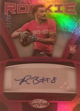 2023 Panini Certified Rookie Signatures Ronnie Bell #RS-36 Mirror Red 1/99 AU RC
