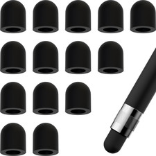 15Pcs Stylus Tips Rubber: Soft No Scratches, Sensitivity and Precision Stylus Pe