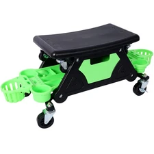 Rolling Detailing Creeper Seat Stool Roller Mechanic Detailing Utility Seat