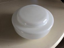 VERRE PLAFONNIER APPLIQUE VINTAGE EN OPALINE   Ø 22 cm