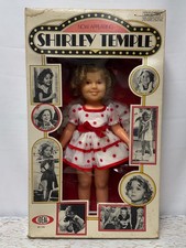VTG 1973 IDEAL 16" Shirley Temple Doll Red Polka Dot Dress NEW Damaged Box 1125