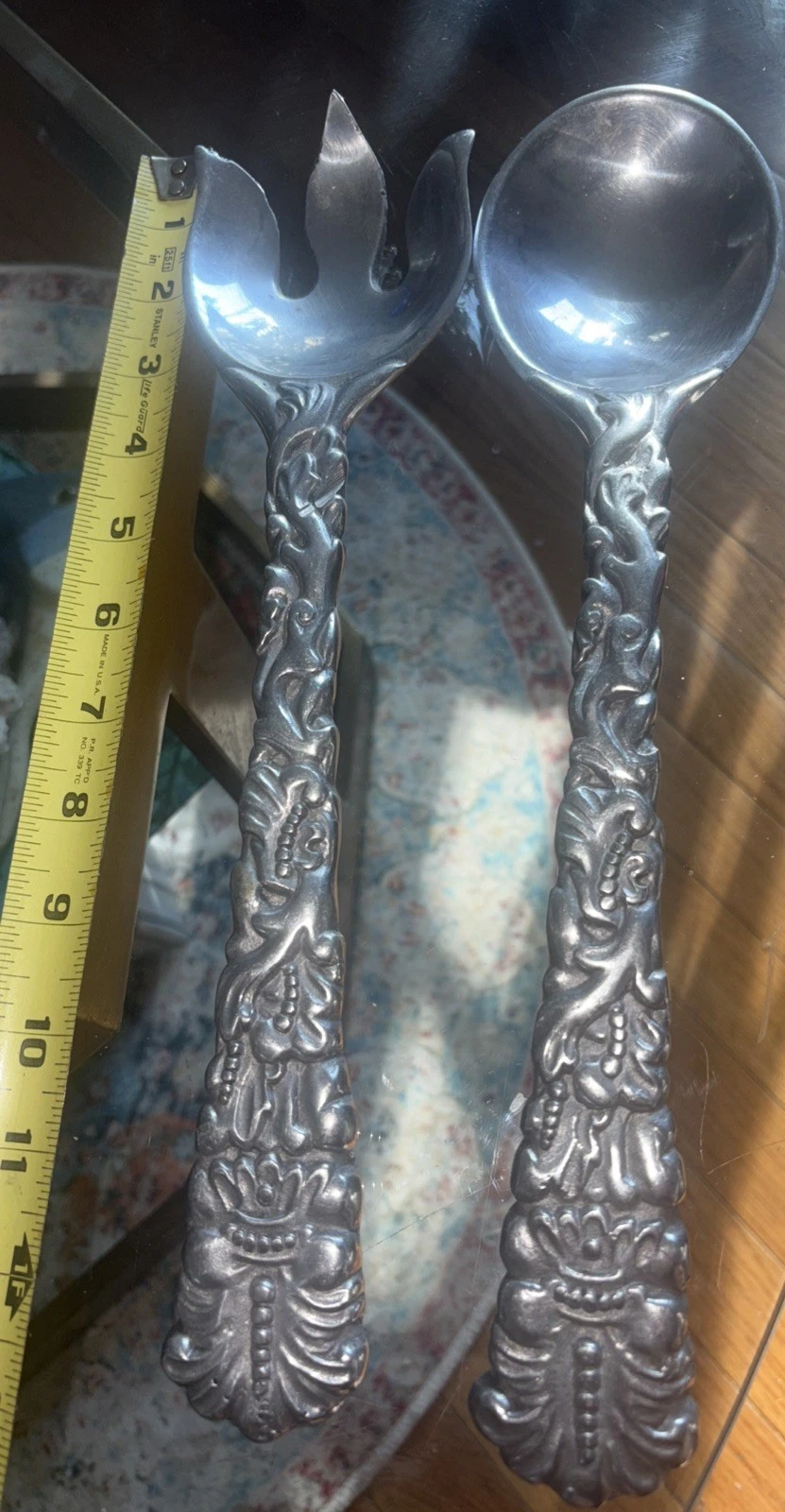 Vintage Charter Club Silver Plated Serving Spoons