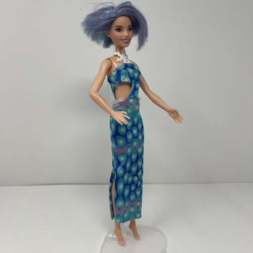 Barbie Fashionista Doll in Blue Glitter Streaks Hair Edition Collection OOAK - Picture 15 of 18