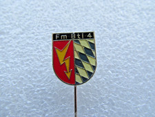 alte Anstecknadel - Bundeswehr Verbandsabzeichen Bataillon - FmBtl 4 Cham