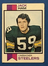 1973 Topps Jack Ham #115 Rookie Card Pittsburgh Steelers. rookie card picture