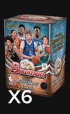 2025-26 Bowman Basketball - Factory Sealed - Value / Blaster Box LOT OF 6 🔥