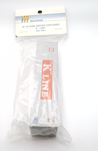 Contenedor frigorífico cubo alto HO Walthers K Line 40 pies 933-1851 | Zustand: New