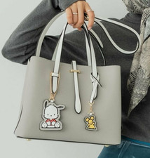 Sanrio Pochacco 2WAY Handbag Shoulder Bag with Charm Rode Sko Japan LTD