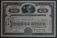 Gulf States Utilities Company 1947 100 Shares
