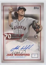 2021 Topps 70 Years of Baseball Auto Series 2 Jake Woodford #70YA-JW Auto 3q5