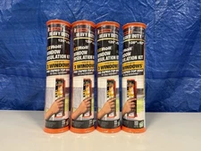 4 Pack Frost King PREMIUM HEAVY DUTY 126” X 62” EZ Roll Dispenser Shrink Window