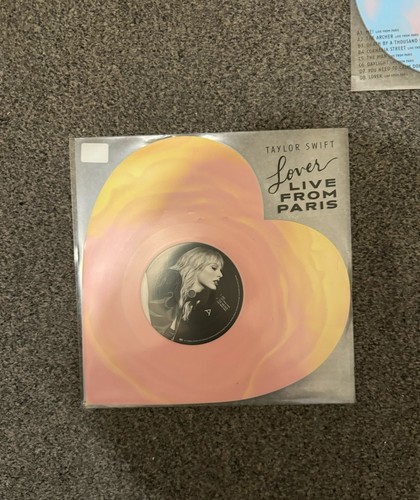Taylor Swift Lover Live From Paris Limited Heart Shaped Vinyl | Fast Shipping β
- Picture 1 of 2
