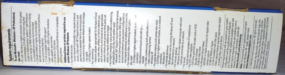 Microsoft Windows XP Professional w/SP2 Full English Version MS WIN PRO =SEALED= - Image 4 of 4