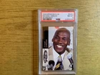 Michael Jordan retirement card 1993 Upper Deck SE PSA 8