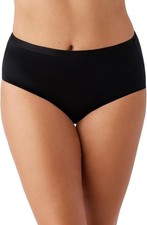 WACOAL 875397 Black INNER SHEEN Full Brief Panty Size M