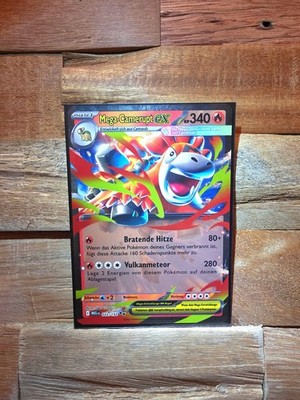 Pokémon, Mega-Camerupt ex 022/132, Mega Entwicklungen, Deutsch, NM