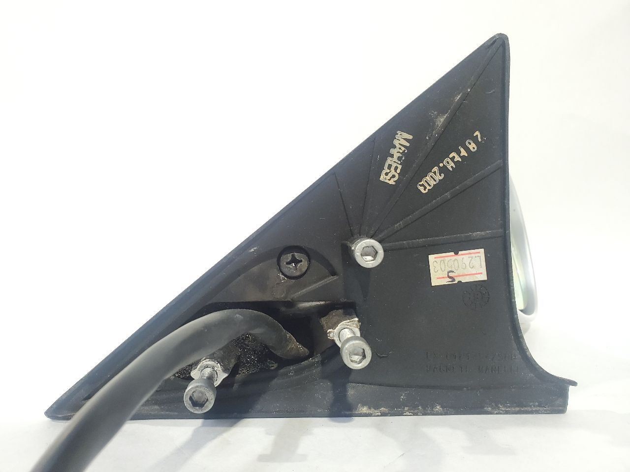 2003 Maserati Spyder Cambiocorsa OEM Silver Right Side View Door Mirror