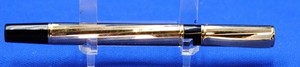 WATERMAN PLAQUE OR O ROLLERBALL PEN GOLD ESTATE FRESH WRITES SMOOTHLY