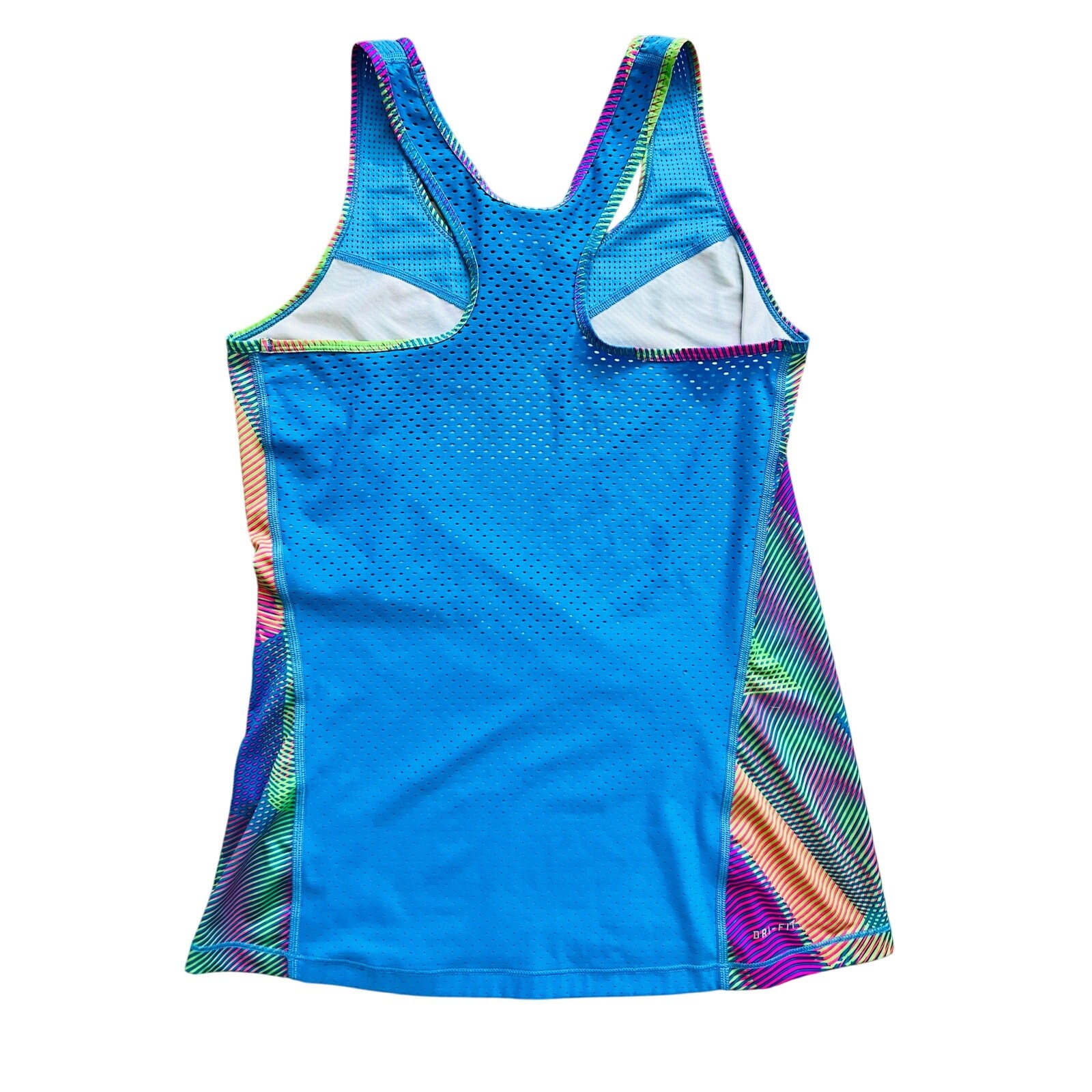 Nike Pro Hypercool Frequency Tank Medium Rainbow … - image 6