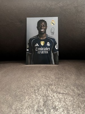 Vinicius JR x REAL MADRID  - Repro Autogramm 10.5x14.8 25/26