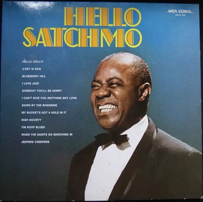 LP Louis Armstrong Hello Satchmo - His Golden Favorites NEAR MINT MCA Coral
