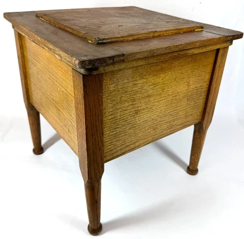 Antique Primitive Rustic Cabin Handmade Wood Night Commode Toilet NO BOWL
