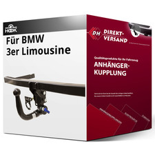 Für BMW 3er Limousine Typ E90 (Hook) Anhängerkupplung vertikal abnehmbar neu