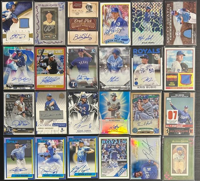 #ad KC Royals Auto amp; Relic Lot – Tribute Immaculate Fan Favorites Prospects – $149.99