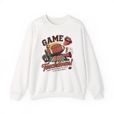 Retro Football Game Day Style Unisex Crewneck Sweatshirt