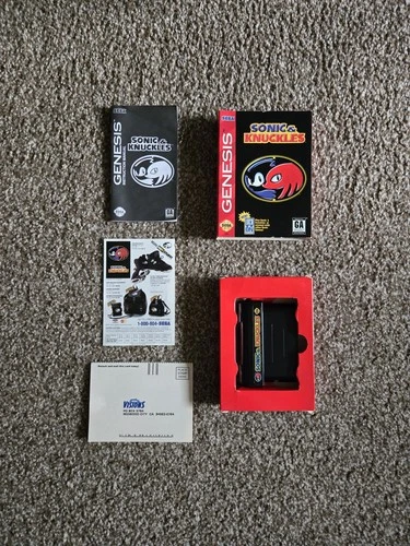 New ListingSonic & Knuckles (Sega Genesis, 1994) 100% Complete CIB - Sonic the Hedgehog