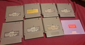 Lote de juegos NES. Dr. Mario, Tetris, Ninja Gaiden, Dragon Warrior y m&aacute;s. Probado