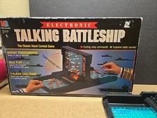 Vintage 1989 Milton Bradley Electronic Talking Battleship Board Game see descrip