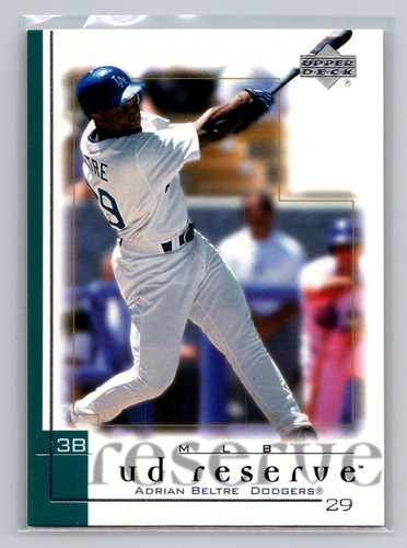 2001 Upper Deck Reserve Adrian Beltre #126 card