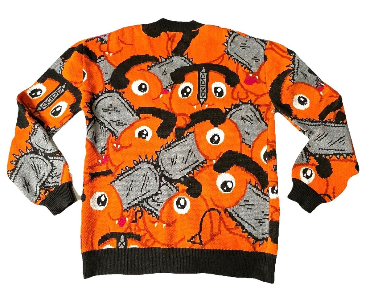 Chainsaw Man Pochita Cardigan Designer Sweater Plvntfvce x Steady