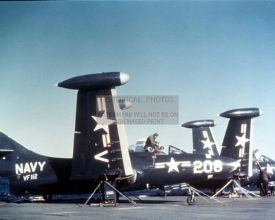 GRUMMAN F9F-2B PANTHER NAVY ON USS PHILIPPINE SEA 1950 8X10 PHOTO
