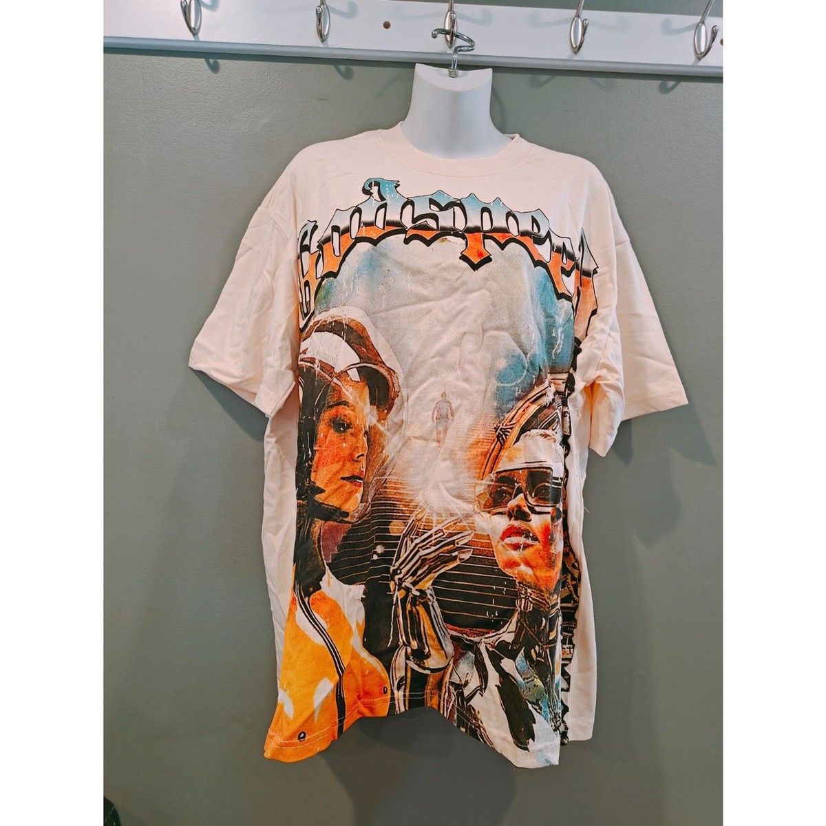 Godspeed Tシャツ クリーム色 Godspeed スカルデザイン Tシャツ