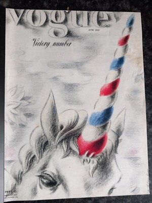 Vogue June 1945 - VICTORY ISSUE - SCARCE - COLLECTIBLE -