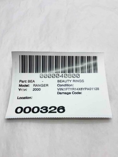 2000 FORD RANGER Front Turn Signal Light Lamp Assy. Right Passenger Side G - Bild 9 von 12