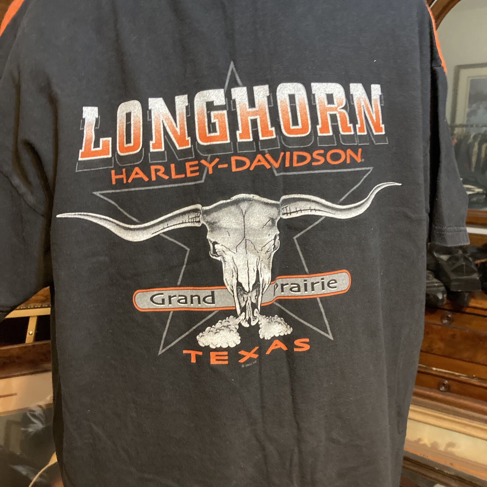 HARLEY DAVIDSON Longhorn Grand Prairie Texas T- Shirt… - Gem