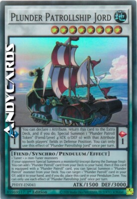 PLUNDER PATROLLSHIP JORD (Beutekontrollschiff) Super R   PHHY EN041   1Ed